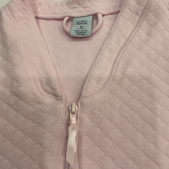 Croft & Barrow Light Pink Quilted Robe - Picture 6 of 6